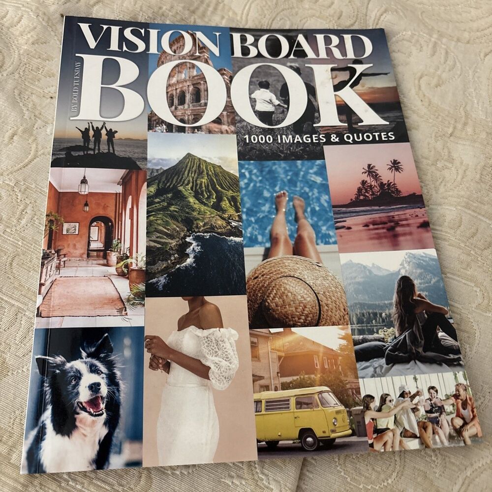 Vision Board Book: 1000 Images & Quotes Self-Discovery Tools for Women